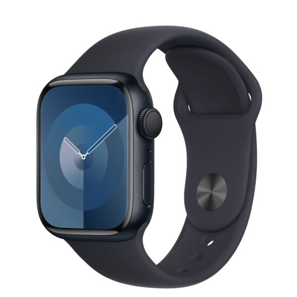 Apple Watch Series 9 41mm Midnight Aluminum Case with Midnight Sport Band