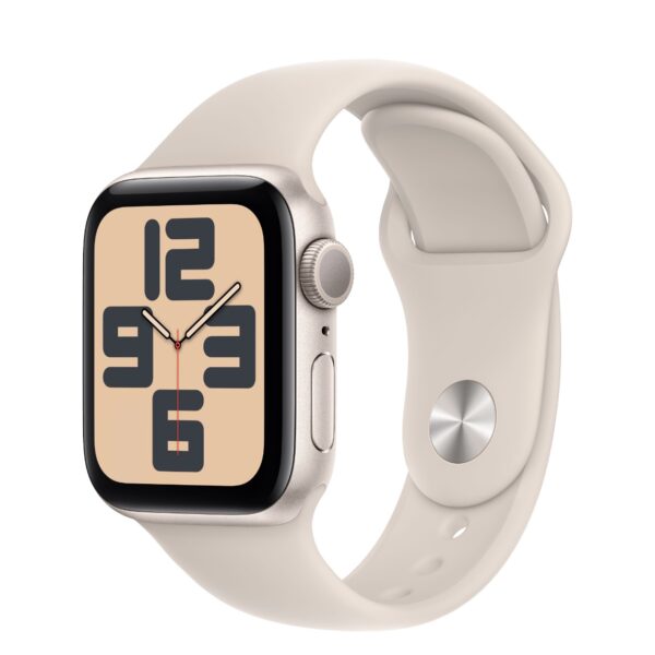 Apple Watch SE (2023) 40mm Starlight Aluminum Case with Starlight Sport Band